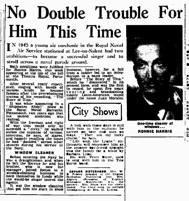 Portsmouth Evening News 25 March 1955